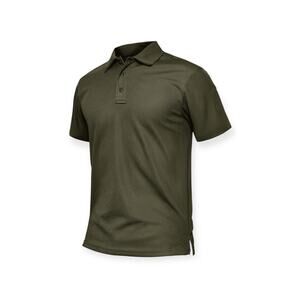 Tacvasen Army Green Polo Moisture-Wicking Fabric Size 2XL